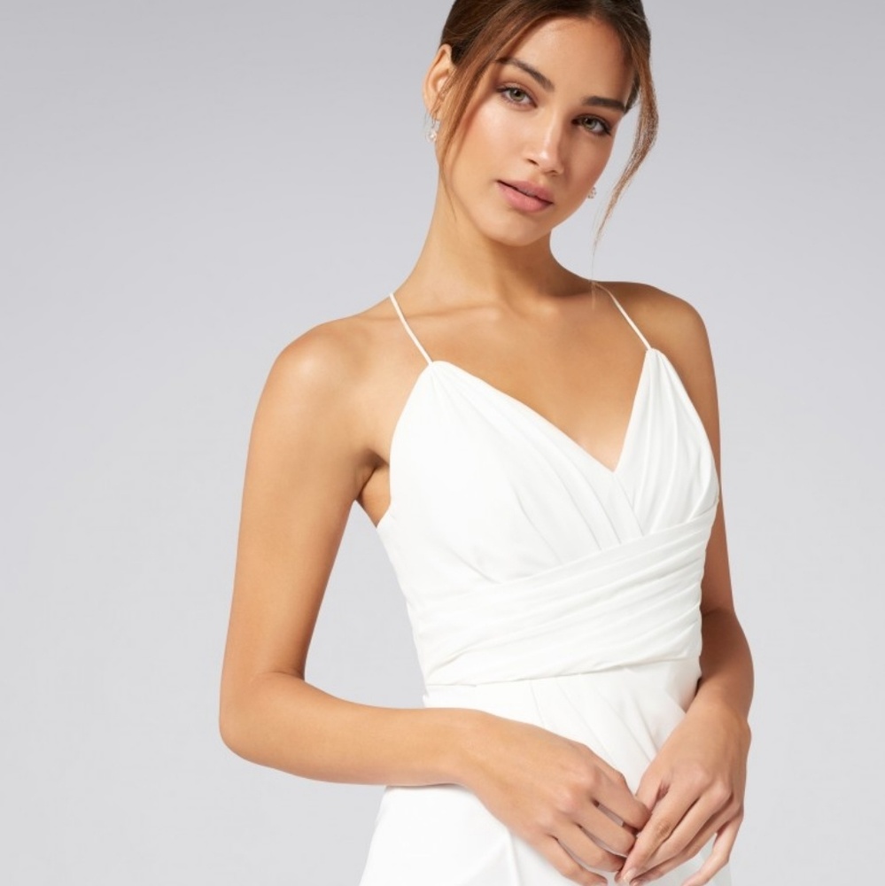 Evernew Charlotte drape dress